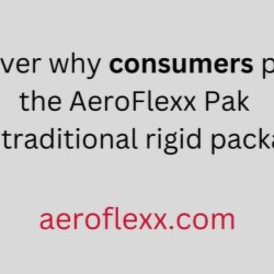 Consumers prefer the AeroFlexx Pak over traditional rigid packaging